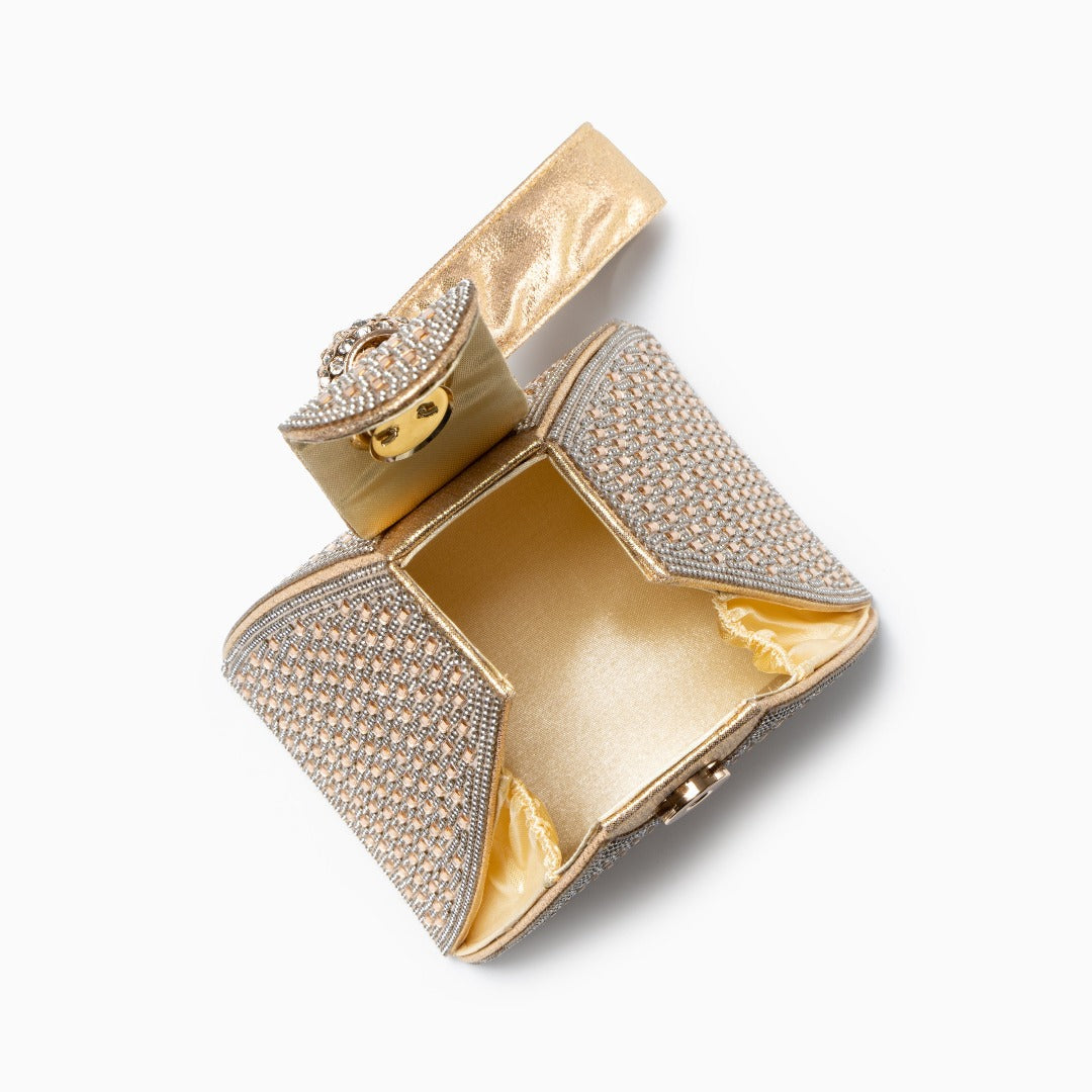 Crystal Evening Handbag - Chic Luxury Design for Formal Events