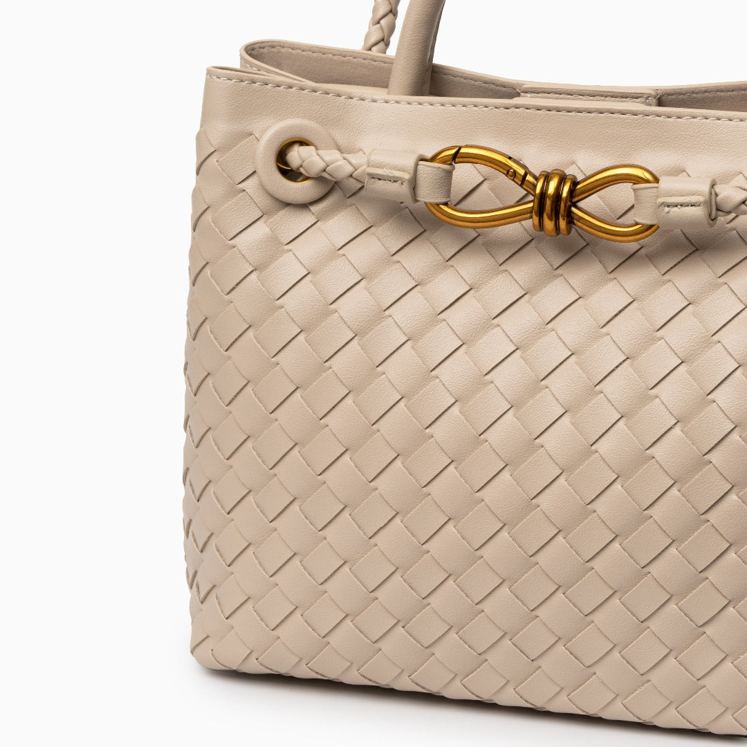 Woven Crossbody Bag - Elegant Design for Everyday Use and Timeless Style
