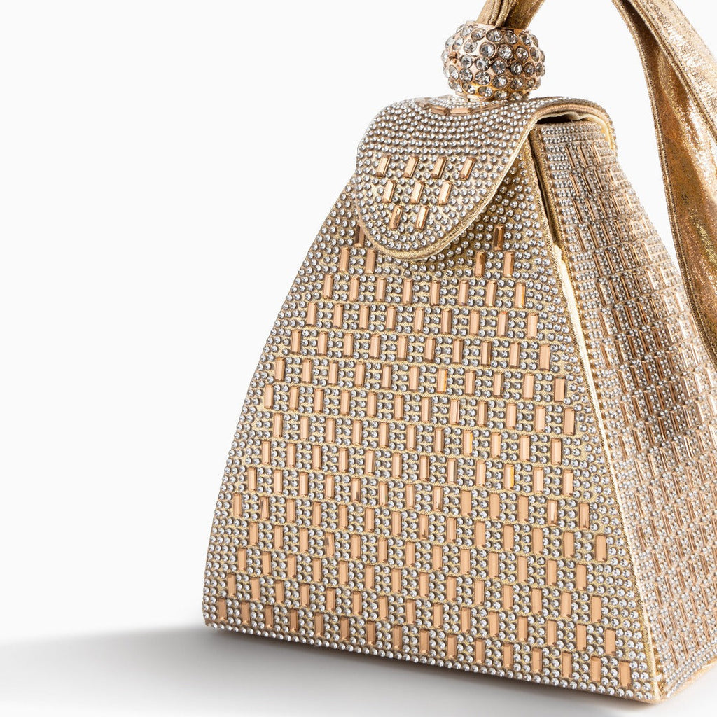 Crystal Evening Handbag - Chic Luxury Design for Formal Events