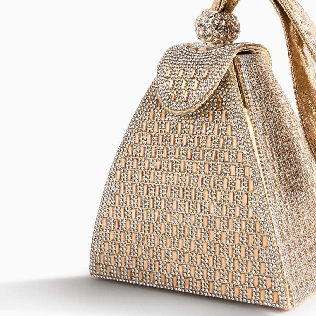 Crystal Evening Handbag - Chic Luxury Design for Formal Events