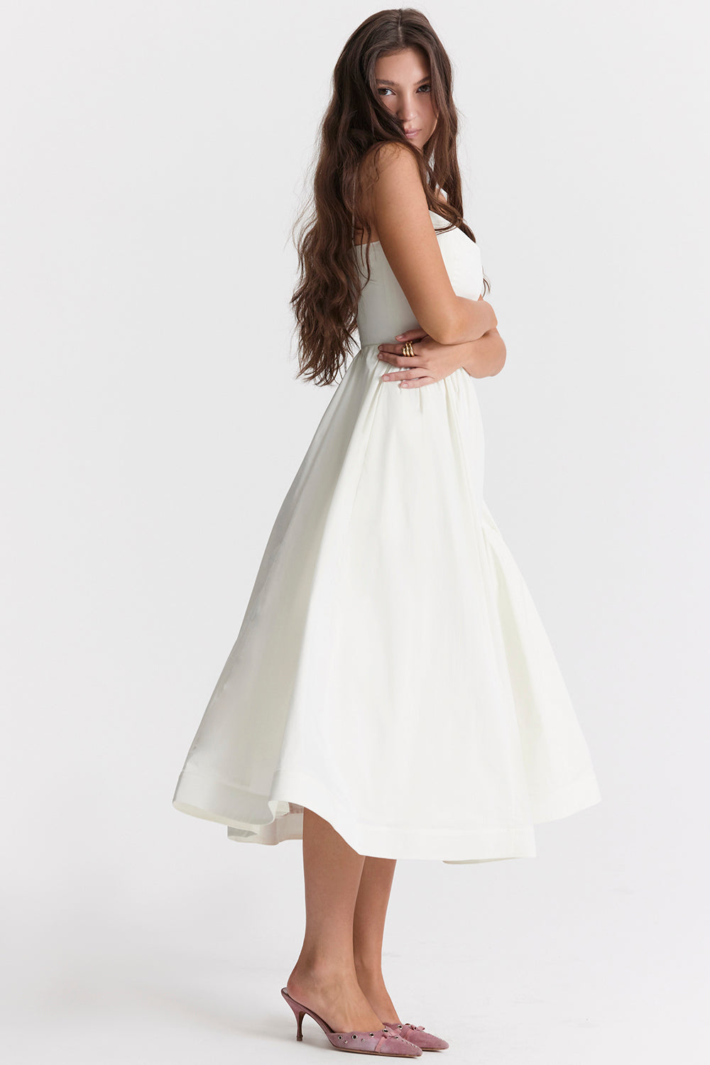Sleeveless Open Back Midi Dress | Elegant Design for Special Occasions