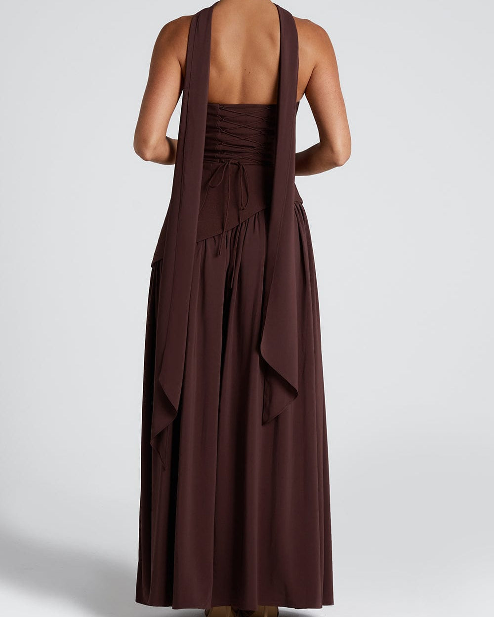 Strapless Maxi Dress with Thigh-High Split for Evening Events and Parties