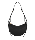 Vegan Leather Shoulder Bag - Stylish Crescent Design for Everyday Use