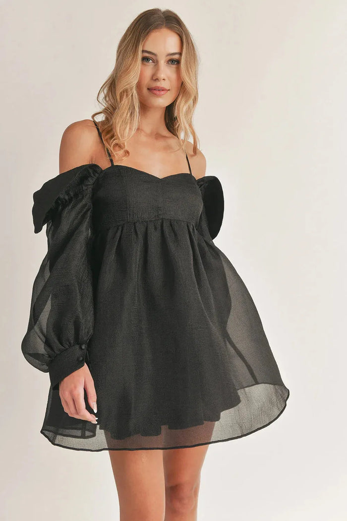 Mini Dress with Adjustable Straps – Lightweight Fabric