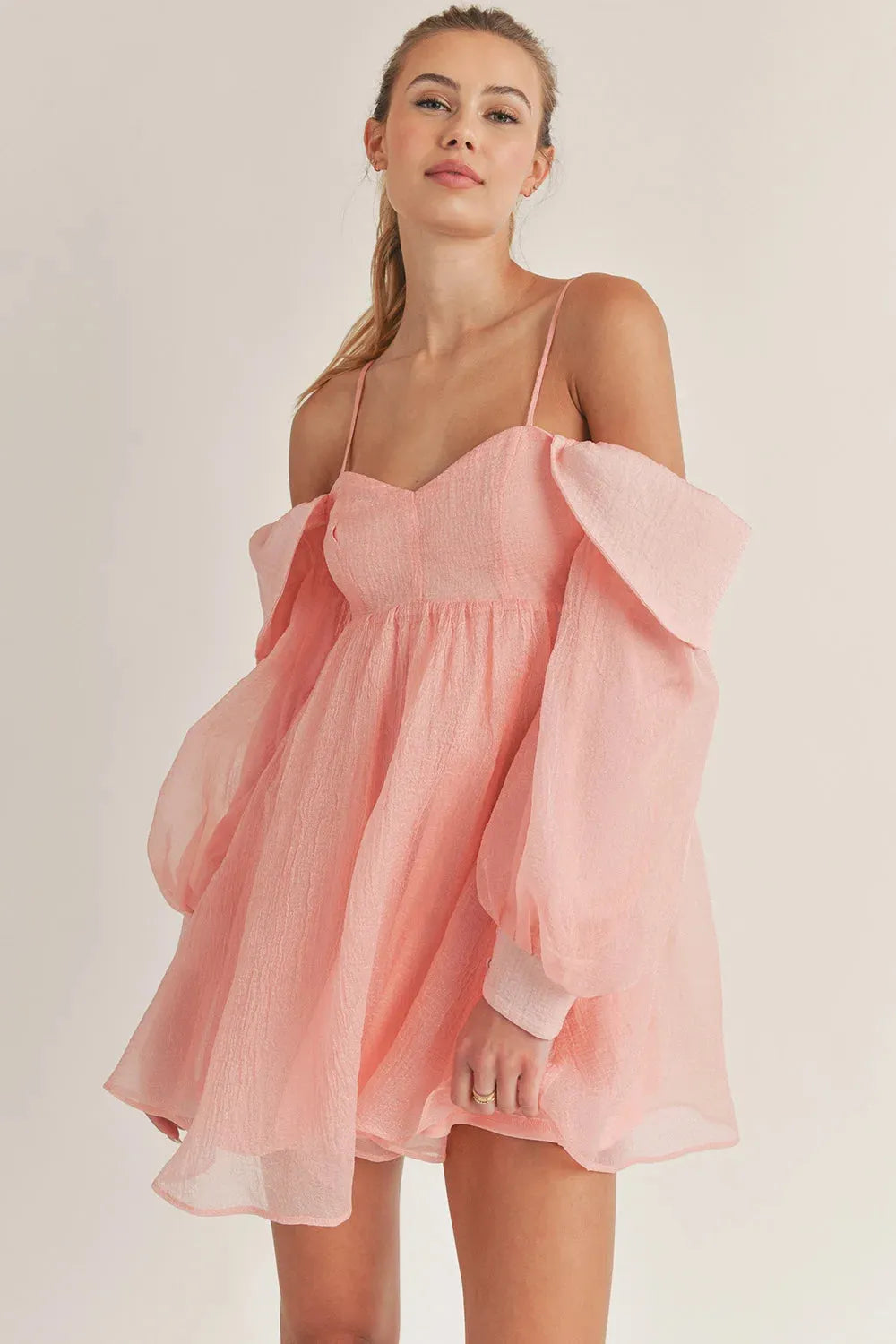 Mini Dress with Adjustable Straps | Lightweight Fabric | Casual Wear
