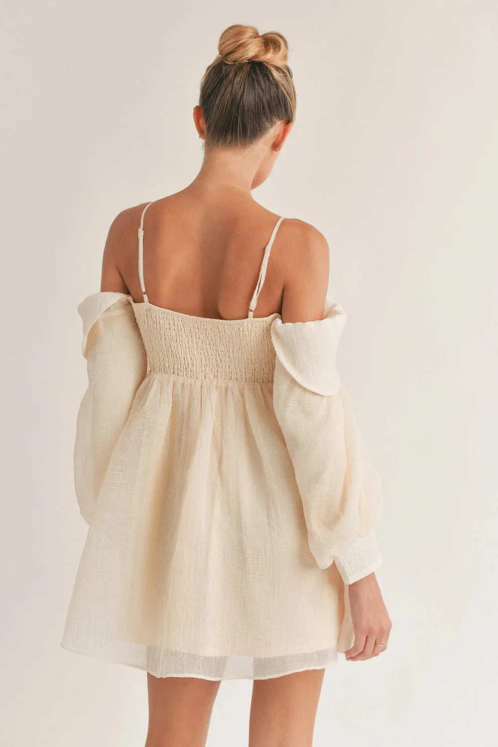 Mini Dress with Adjustable Straps | Lightweight Fabric | Casual Wear