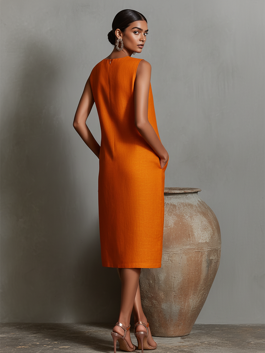 Clementine | Midi Dress with Pockets